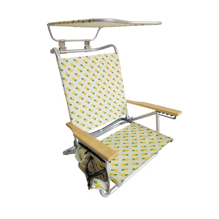 Snow Joe Bliss Hammocks Folding Beach Chair W Canopy BBC-351-PIN